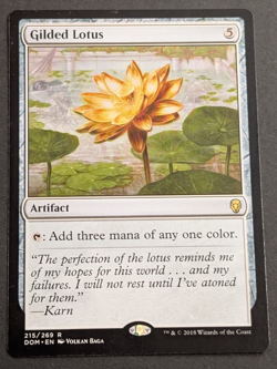 MTG Card - 1x Gilded Lotus - Dominaria - NM/LP - Rare - Magic The Gathering - Image 1