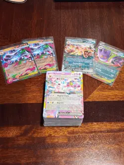100 Pokemon EX Trading Cards + Huge Card Lot - Image 1