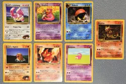 Pokemon WOTC Card Lot x7 MP 💎 (Mixed Sets) - Image 1