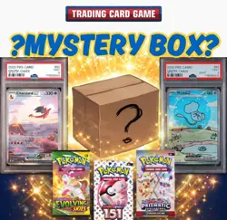 Pokemon Mystery Box Includes 3-4 PSA Or, CGC Graded Slabs + 5 Random Holo Cards - Image 1