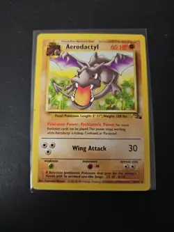Aerodactyl 16/62 Non-Holo Fossil Set Pokemon Card TCG - Image 1