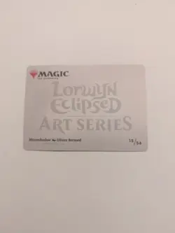 Moonshadow Art Card (Lorwyn Eclipsed Art Series) Gold Signature 15/45 Regular NM - Image 2