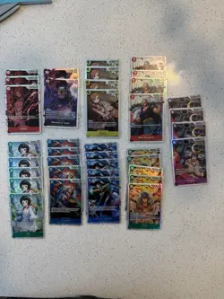 One Piece OP-09 Singles LOT of 37 Cards SR - Image 1
