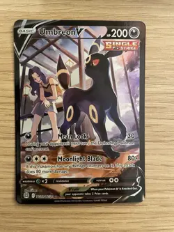 2022 Pokemon Umbreon V TG22/TG30 Brilliant Stars Trainer Gallery Holo Card NM - Image 1