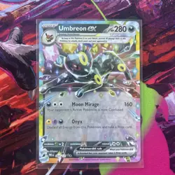 Umbreon ex 060/13 NM Double Rare Holo Pokemon Card English Prismatic Evolutions - Image 1