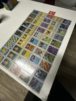 Huge Pokemon Collection 50 Cards- Pikachus, Vintage, etc w toploaders - Image 1