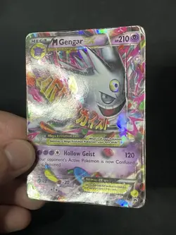 Pokemon TCG M Gengar EX XY166 Holo Promo Card - Image 3