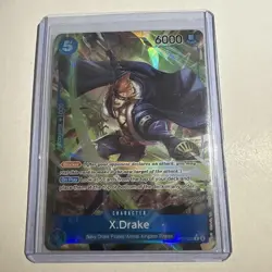 One Piece Card Game X.Drake OP05-055 R Parallel Alt Art English Edition - Image 1
