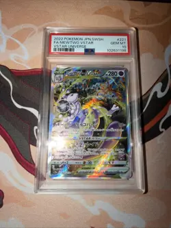 PSA 10 Mewtwo 221/172 VSTAR Universe S12A Japanese Pokemon Card GEM MINT - Image 1
