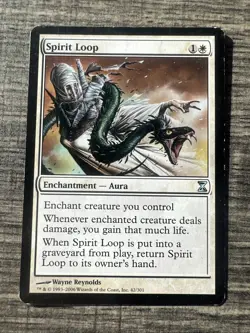 Spirit Loop Time Spiral Magic The Gathering MTG Card - Image 1