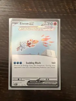 Pokemon TCG Eiscue EX Card 222/197 Sir Sv03: Obsidian Flames 2023 - Image 1