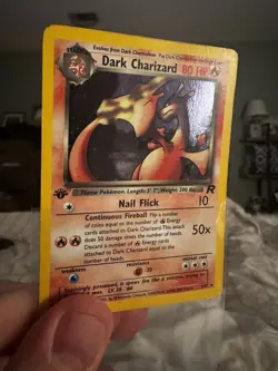 Dark Charizard - 4/82 - Pokemon Team Rocket 1st Edition Holo Rare Card WOTC MP - Image 2