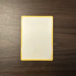 Pokemon Blank Filler Card With Yellow Border - Image 1