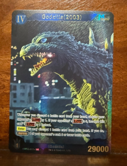 Godzilla Card Game EBP03-017+ SP English Set 3 Resonance of Rivals Godzilla 2003 - Image 1