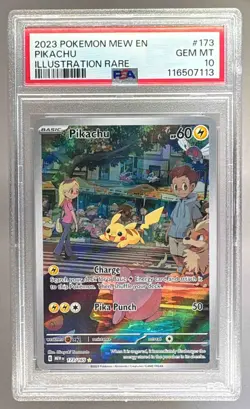 Pikachu 2023 Pokemon Scarlet Violet 151 - MEW EN #173 PSA 10 - Image 1
