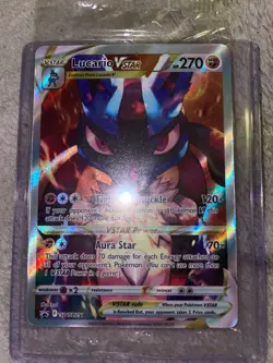 Lucario VSTAR Swsh291 Swsh: Sword & Shield Promo Cards Holo *Sealed* - Image 1