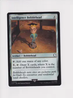 MAGIC THE GATHERING MTG FALLOUT INTELLIGENCE BOBBLEHEAD - Image 1