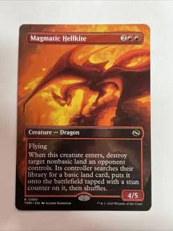 Magmatic Hellkite (Borderless) Tarkir: Dragonstorm #380 Rare - Image 1