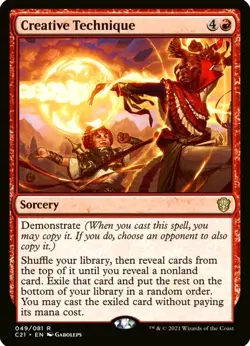 X 1 Creative Technique NM-M C21 049 MTG Magic The Gathering - Image 1