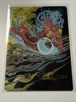 Gold Stamp Art Series CLOUDSPIRE SKYCYCLE mtg Aetherdrift - Image 1