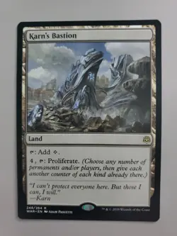 MTG Karn's Bastion War of the Spark Regular Rare - Image 1