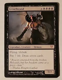 MTG Magic the Gathering Griselbrand (106/252) Avacyn Restored NM Mythic - Image 1
