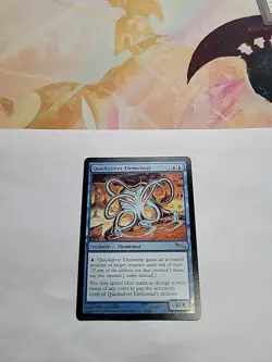 MTG - Quicksilver Elemental Mirrodin Foil Rare #47 - Image 2