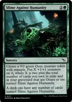 Slime Against Humanity FOIL Murders at Karlov Manor Magic MTG NM - Image 1