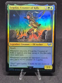 MTG Legolas, Counter of Kills 0212 Lord of the Rings Uncommon Foil NM - Image 1