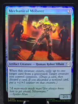 MTG Mechanical Mobster 0168 Marvel's Spider-Man Foil NM - Image 1
