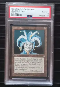 Mtg Jester's Cap (PSA) 6 Ice Age ❄ [1995] - Image 1