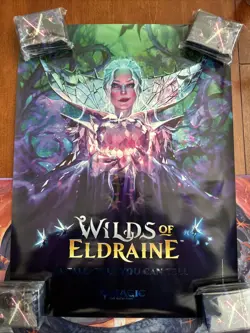 Brand New MTG Wilds of Eldraine Promo Poster x1 - Image 1