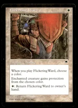 Flickering Ward LP Light Play Tempest MTG [6926] - Image 1