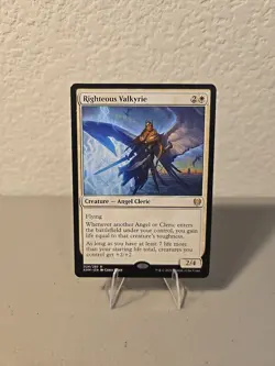 MTG Righteous Valkyrie NM Kaldheim - Image 1