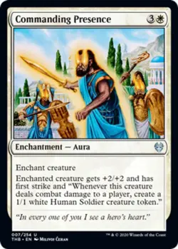 Commanding Presence - Theros Beyond Death #007/254 MTG Magic The Gathering - Image 1