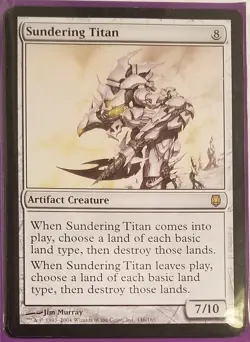 1x Sundering Titan NM x1 -- Darksteel -- MTG - Image 1