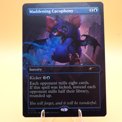 Maddening Cacophony #2322 | Rare | Borderless Rainbow Foil | Furby | Secret Lair - Image 1
