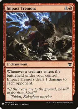 MTG Impact Tremors ** The List ** English - Image 1