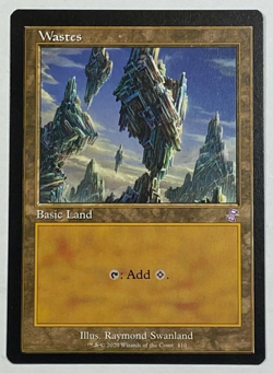 MTG - 1x Wastes - Time Spiral Remastered - Retro Frame - NM Magic The Gathering - Image 1
