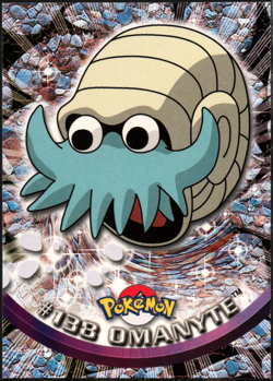 2000 Topps Pokemon TV Animation Edition Series 3 Non Holo #138 Omanyte - Image 1