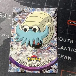 2000 Topps Pokemon TV Animation Edition Series 3 Non Holo #138 Omanyte - Image 1