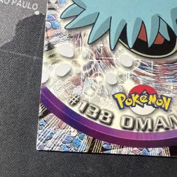 2000 Topps Pokemon TV Animation Edition Series 3 Non Holo #138 Omanyte - Image 2