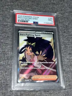 PSA 9 Mint - Iris's Fighting Spirit 180/159 - 2025 Pokemon Journey Together - Image 1