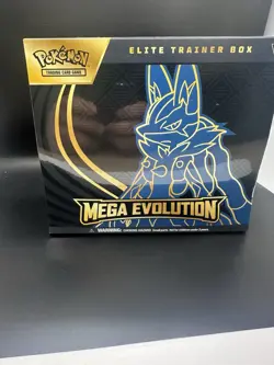 Pokemon Mega Evolution Lucario ETB Elite Trainer Box New & Sealed - Image 1