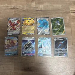 Pokemon Full Art,ex Lot of 8 all english - Image 1