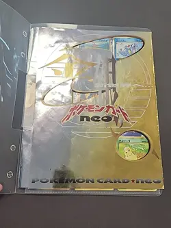 Pokemon Neo Genesis Premium File Series 1 Binder Holos - Image 3
