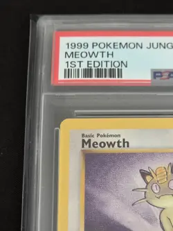 1999 Pokemon Jungle Meowth 1st Edition #56/64 PSA 9 MINT WOTC Vintage TCG - Image 5