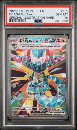 Dragapult EX 165/131 Pokemon PSA 10 Gem Mint Prismatic Evolutions SIR - Image 1
