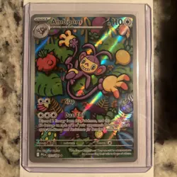 Pokemon TCG Ambipom 107/094 Phantasmal Flames Illustration Rare NM - Image 1