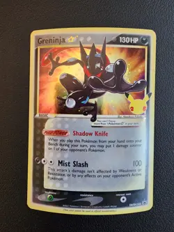 Pokemon Greninja Star SWSH144 Sword & Shield Promo Holo 130HP Mist Slash - Image 1